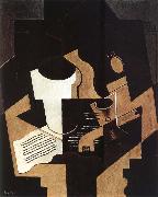 Guitar Pipe and Score Juan Gris